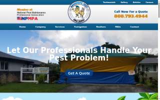 Menehune Pest Management - Honolulu HI website