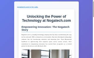 NogaTech IT Solutions LLC website