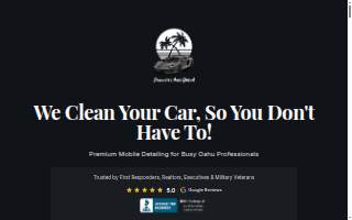 Paradise Auto Detail Car Detailing website
