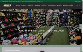 Soccer Locker Hawaii of Honolulu website