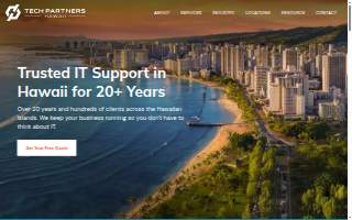 Tech Partners Hawaii | Managed IT Services & Support of Honolulu website