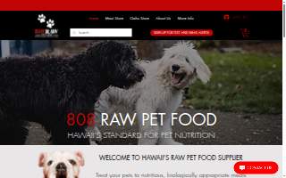 808 Raw Pet Food LLC website
