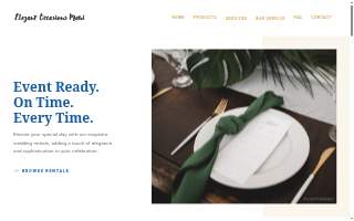 Elegant Occasions Maui LLC website