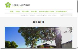 Hale Mahaolu Akahi website