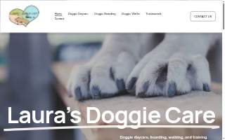 Laura's Doggie Care, LLC website