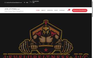 Level Up Fitness 808 Hawaii website