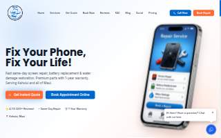 Maui Cell Phone Repair of Kahului website