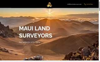 Maui Land Surveyors website