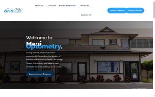 Maui Optometry website