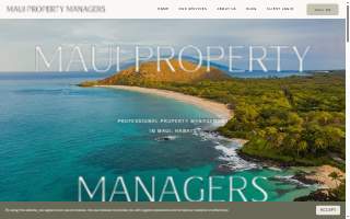 Maui Property Managers website