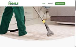 Maui Steamers Carpet and Upholstery Cleaning Services website