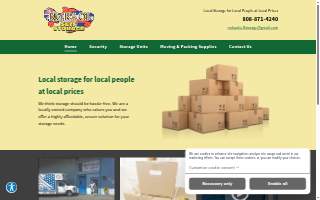 NO KA OI Self Storage website