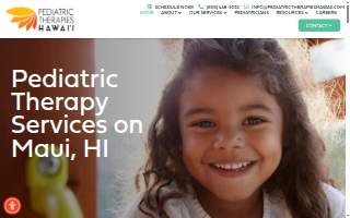 Pediatric Therapies Hawaii website