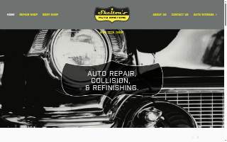 Sheltons Auto Masters website