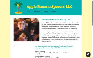 Apple Banana Speech of Kailua website