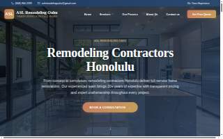 ASL Remodeling Oahu of Kailua website