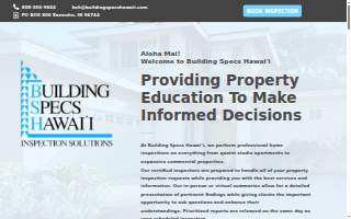 Building Specs Hawaii LLC website