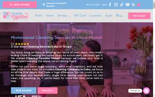 Cleaning Paradise Hawaii of Kailua website