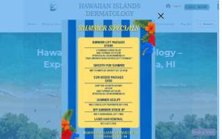 Hawaiian Islands Dermatology website