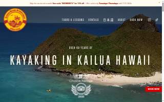 Kailua Beach Adventures website