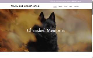 Oahu Pet Crematory website