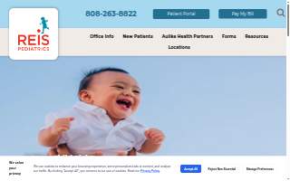 Reis Pediatrics of Kailua website
