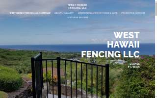 West Hawaii Fencing LLC of Hawaiian Paradise Park website