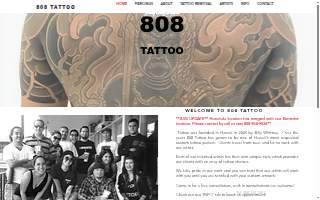808 Tattoo LLC website