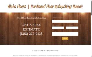 Aloha Floors website