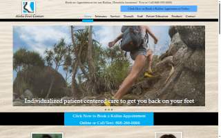 Aloha Foot Centers of Kaneohe website
