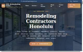 ASL Remodeling Oahu of Kaneohe website