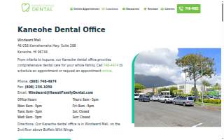 Hawaii Family Dental – Kaneohe website