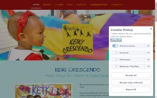 Keiki Crescendo Music School for children in Kailua website