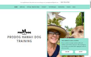 Pro-Dog Hawaii website