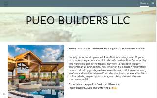Pueo Builders LLC website