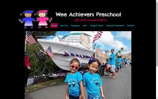 Wee Achievers Preschool website