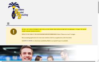 Barber's Point Bowling Center website