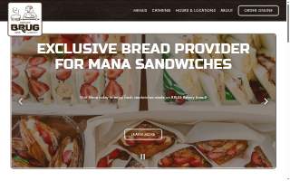 BRUG Bakery Kapolei website