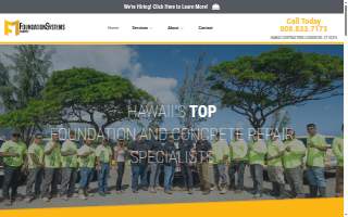 Foundation Systems Hawaii website