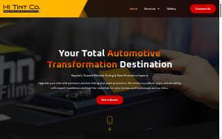 HI Tint Co. website