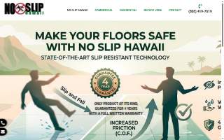 No Slip Hawaii website