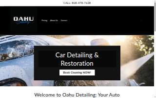 Oahu Detailing website