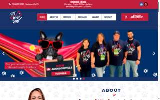 Pet Haven Salon website