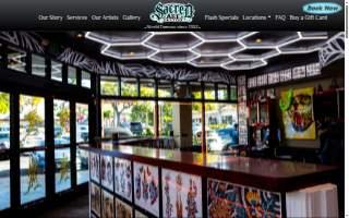 Sacred Art Tattoo Kapolei website
