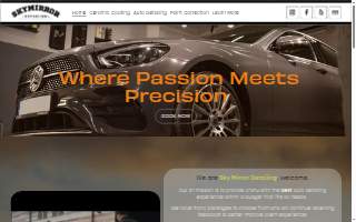 Sky Mirror Detailing website