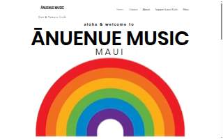 Anuenue Music Maui website