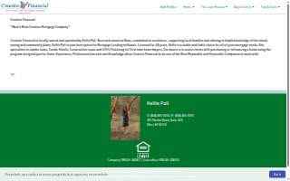 Creative Financial website