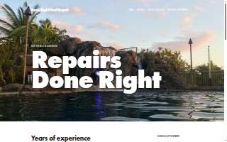 Done Right Pool Repair Inc website