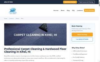 Hawaii Carpet Cleaning Service kihei website