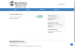 Hawaii Real Estate Executives Inc website